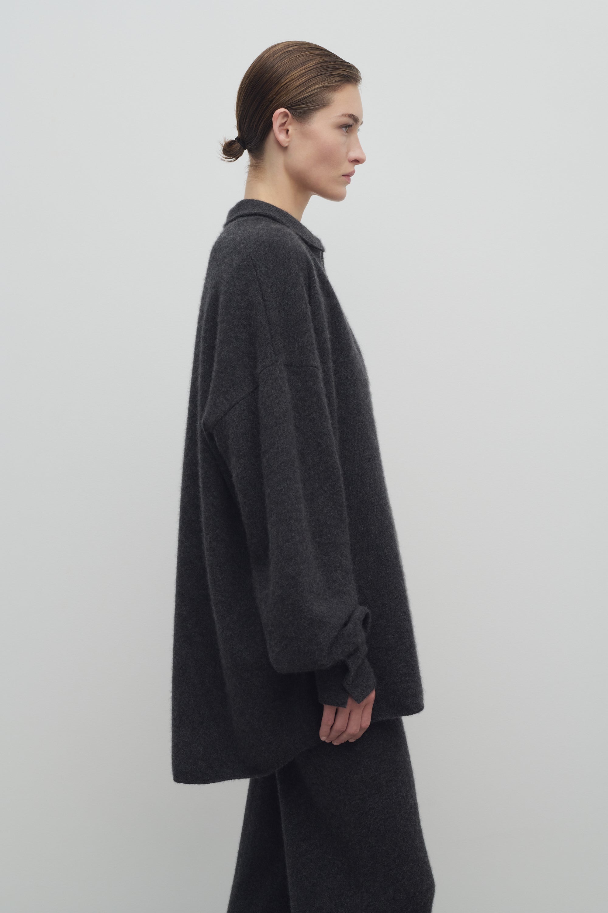 Janak Top in Silk, Cashmere, and Cotton - 4