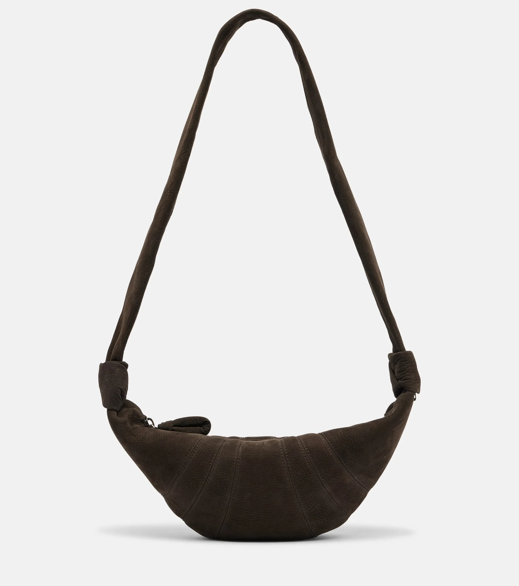 Croissant Small leather shoulder bag - 1