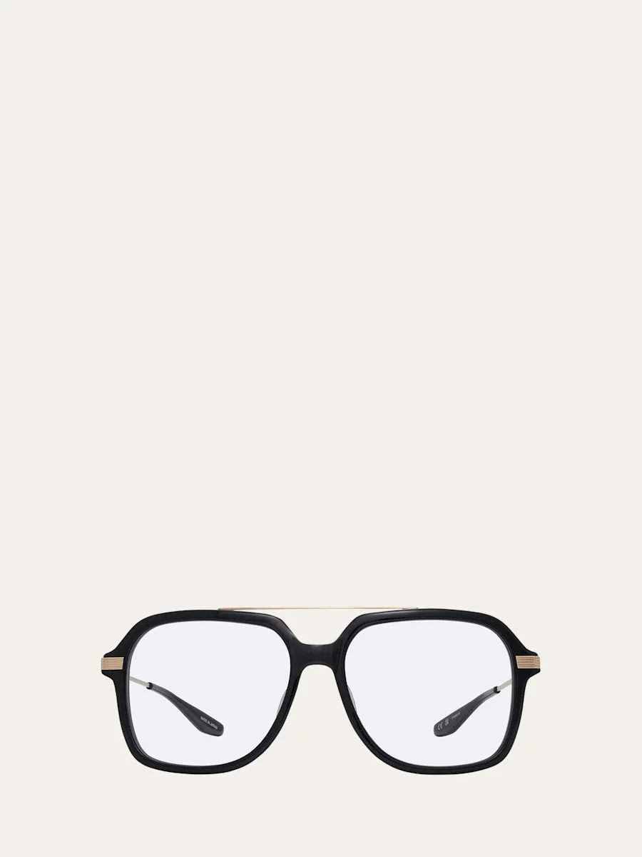 D. Ellis Zyl & Titanium Square Glasses - 1