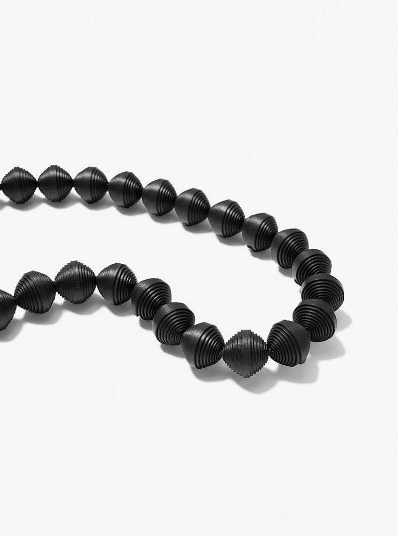 MICHAEL KORS COLLECTION Leather Beads Necklace outlook