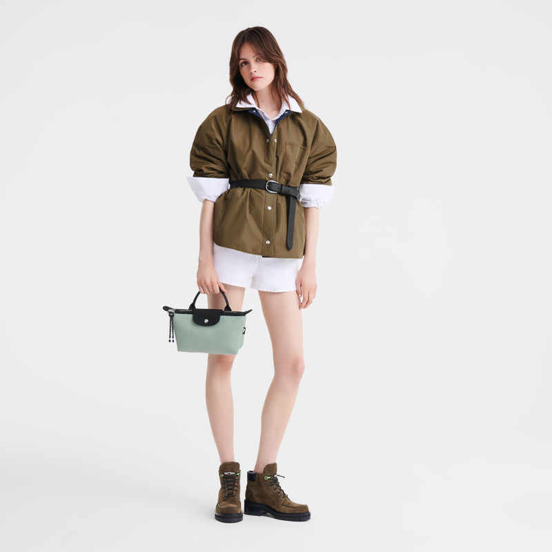 Longchamp Le Pliage Energy Pouch Vervain - Recycled canvas outlook