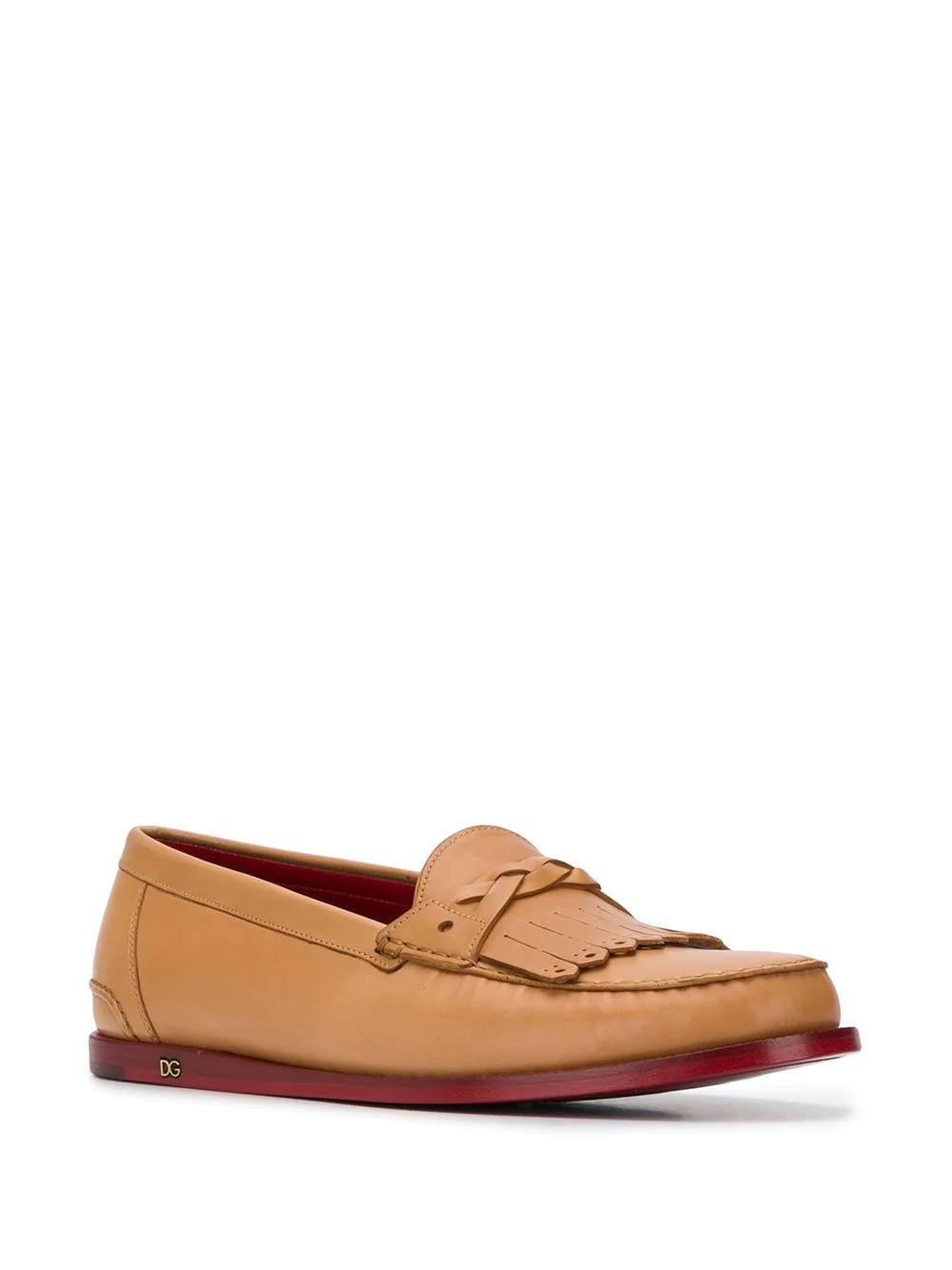 fringe details loafers - 2