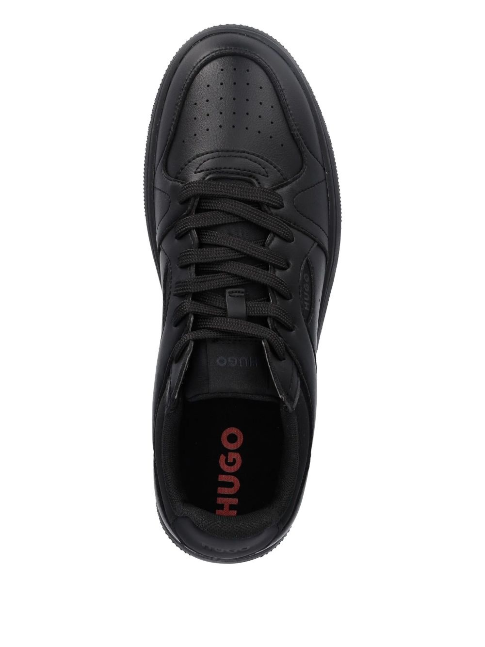 logo-debossed sneakers - 4