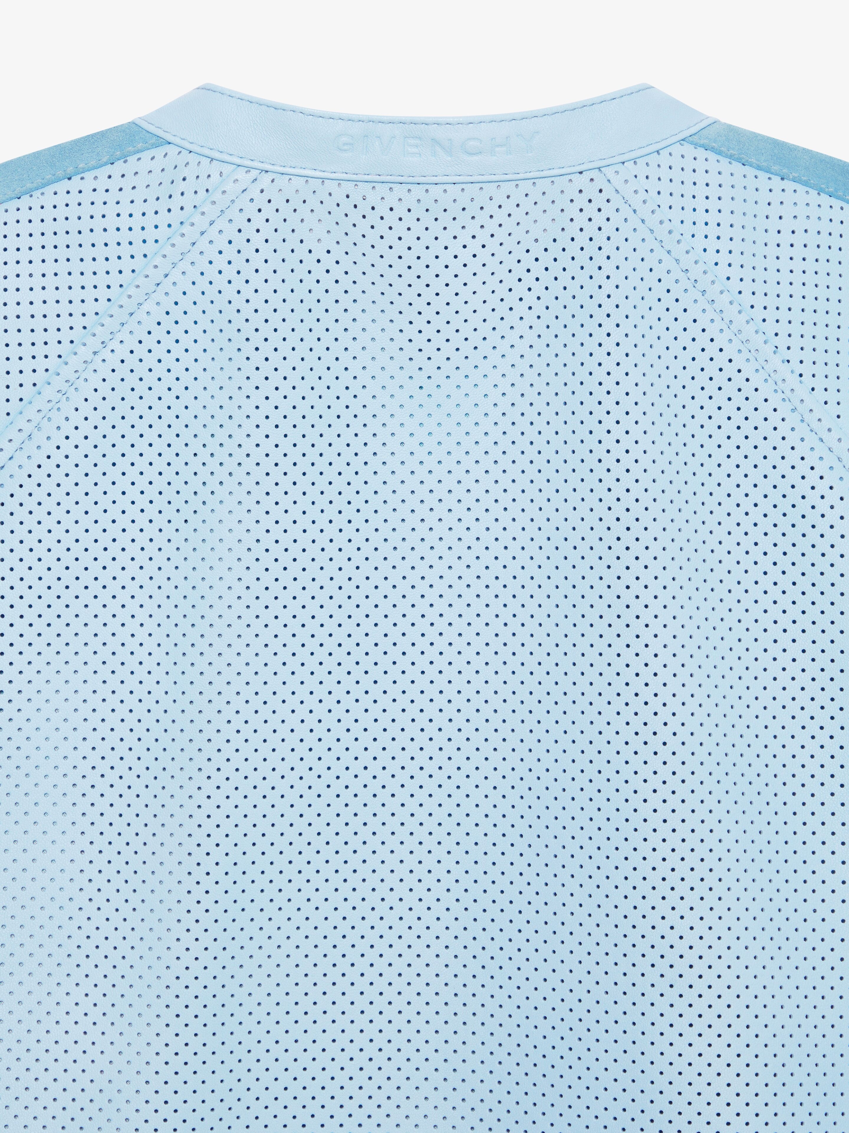 JACKET IN PERFORATED LEATHER - 6
