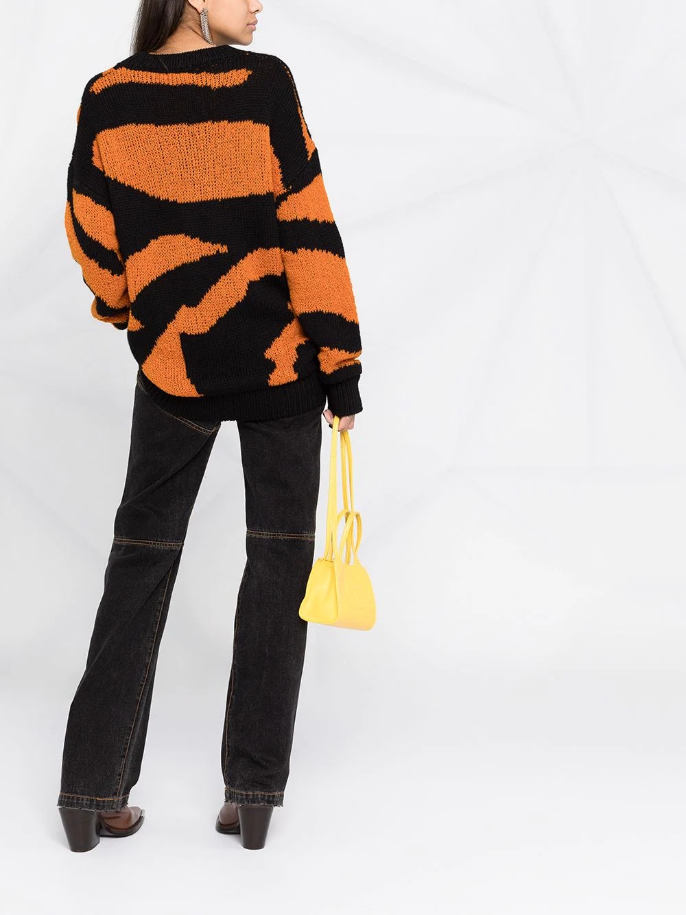 tiger-intarsia jumper - 6