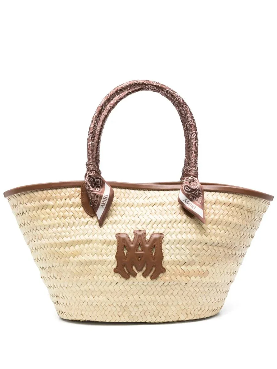 Amiri Ma Raffia Tote Bag - 1