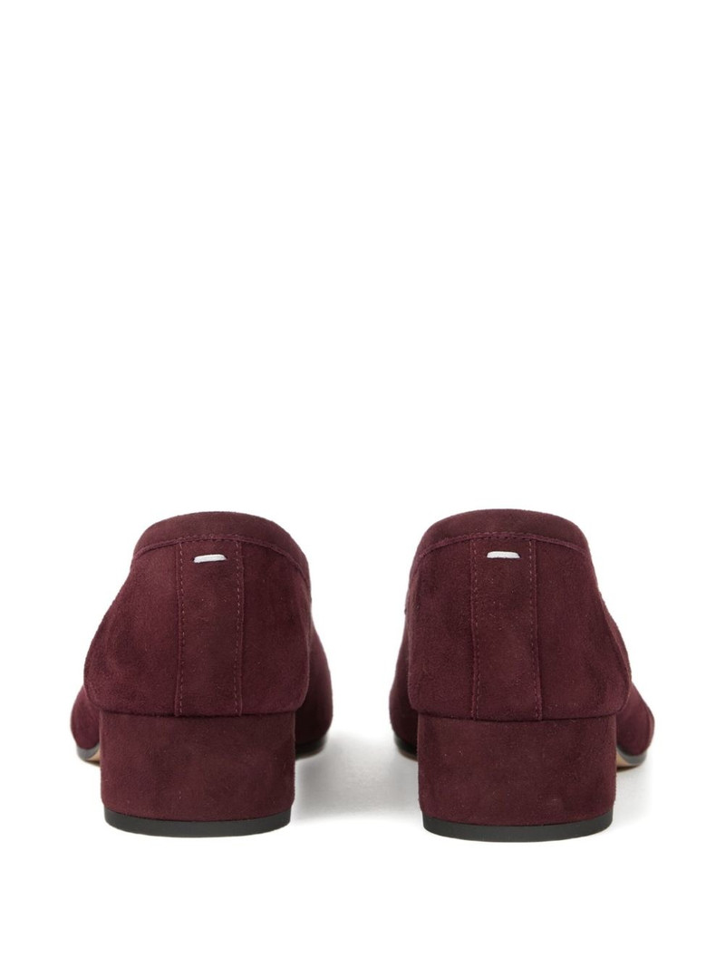 Tabi 블록 힐 suede 펌프 3