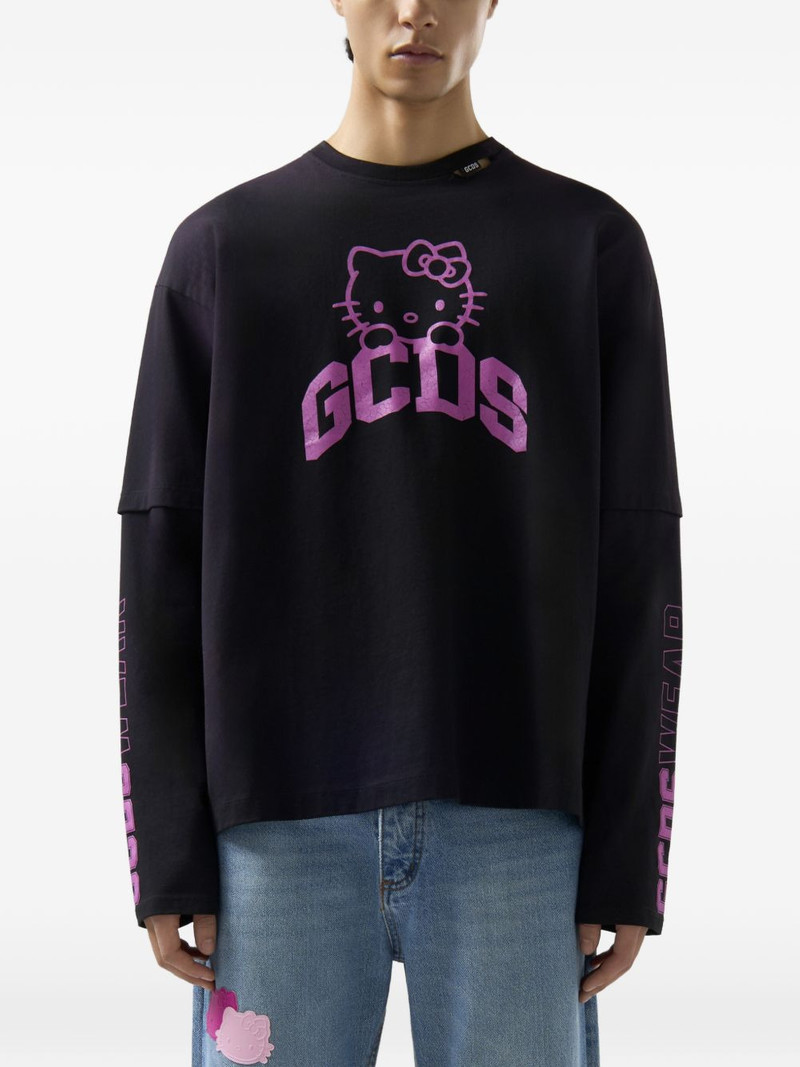 x Hello Kitty long-sleeved cotton T-shirt 3