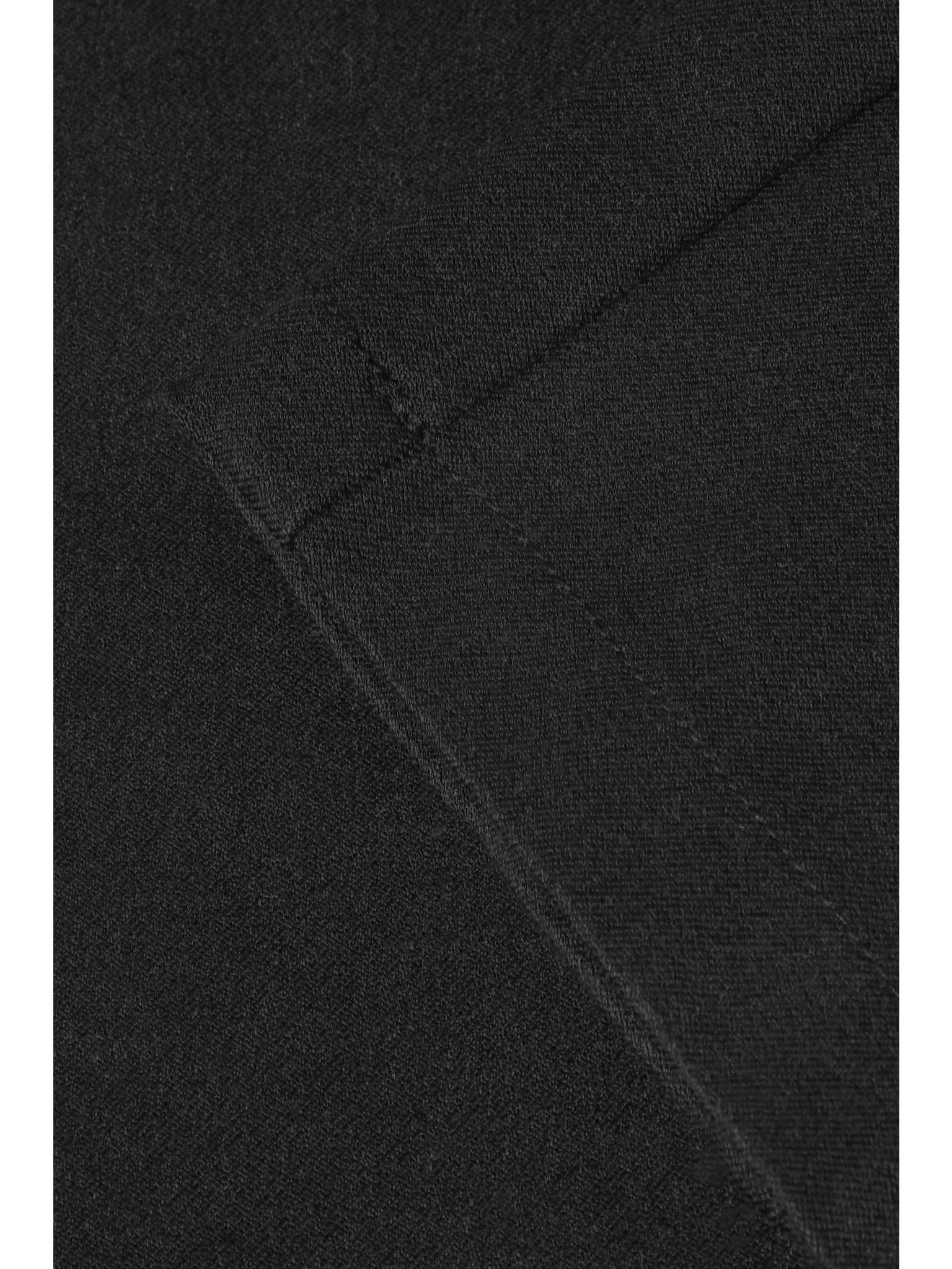 Stretch-garbardine leggings Black - 4