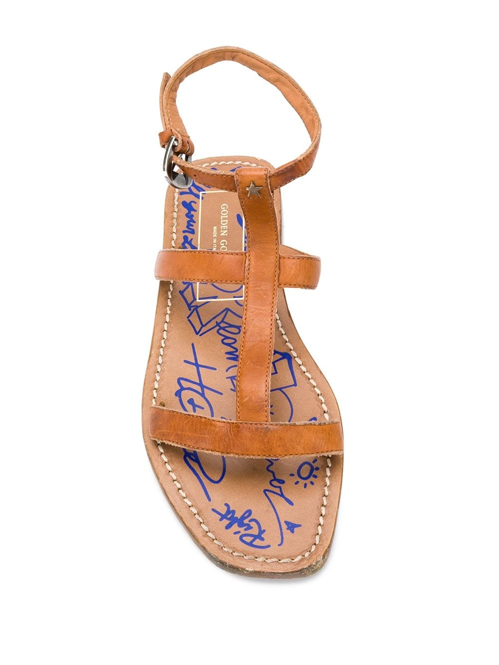 gladiator leather sandals - 4