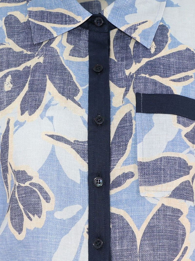 SIMKHAI floral-print shirt outlook