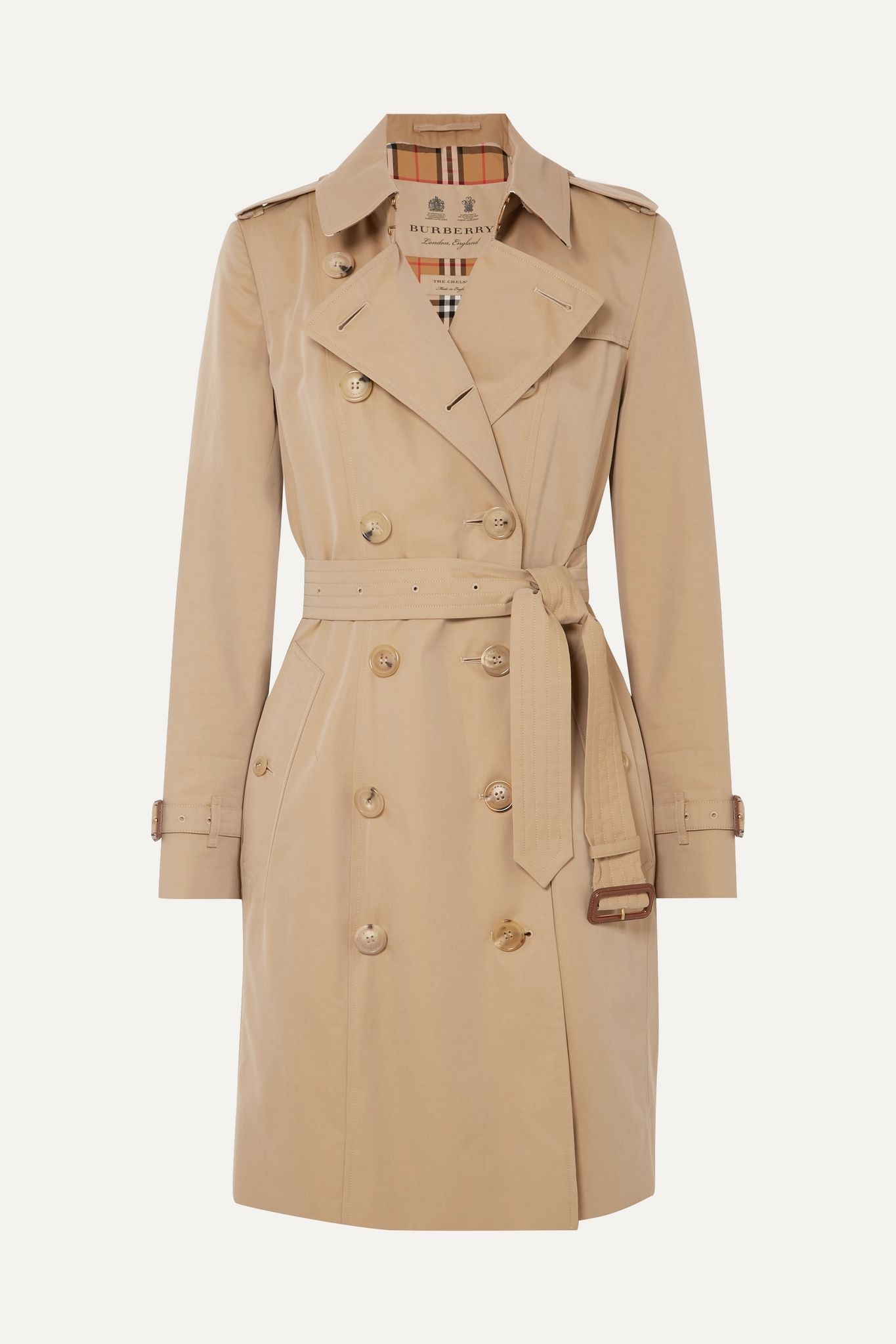 The Chelsea cotton-gabardine trench coat - 1