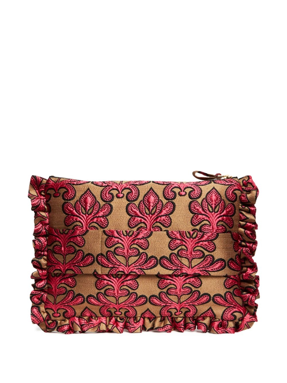 jacquard clutch bag - 3