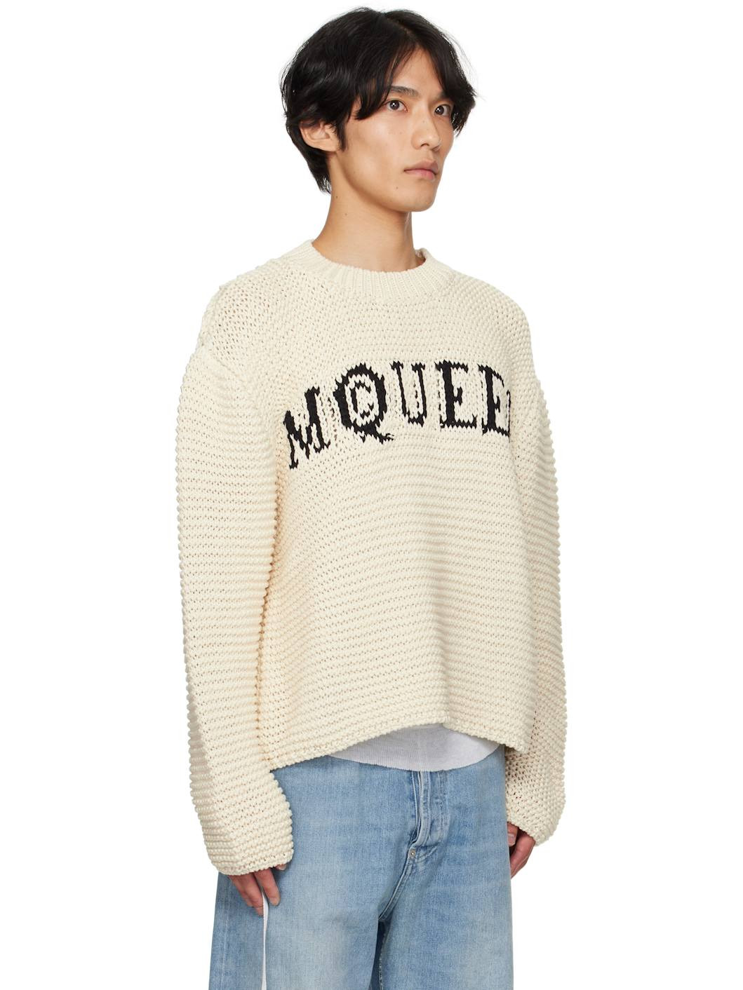 Off-White Crew Neck Long Sleeves Sweater - 2