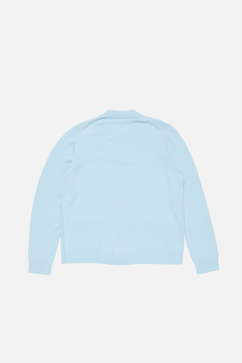 Crewneck cardigan - Ice blue 7