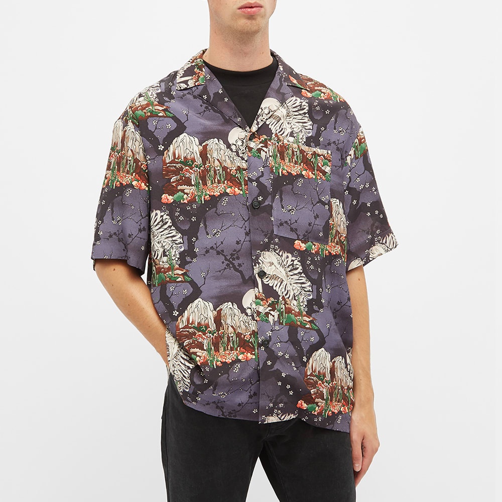 Palm Angels Skeleton Vacation Shirt - 4