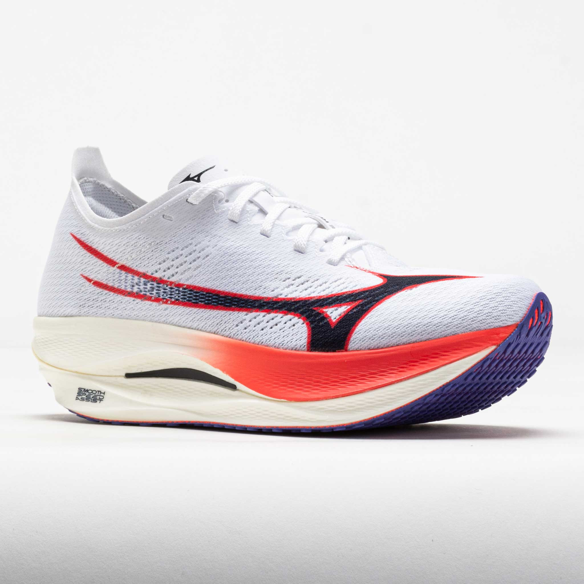 Mizuno Wave Rebellion Pro 3 Lo Unisex White/Baritone Blue - 5