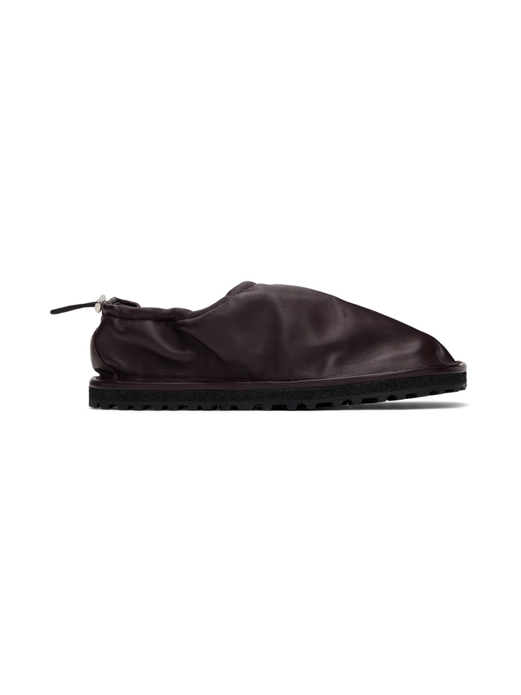 Brown Drawstring Slippers - 1