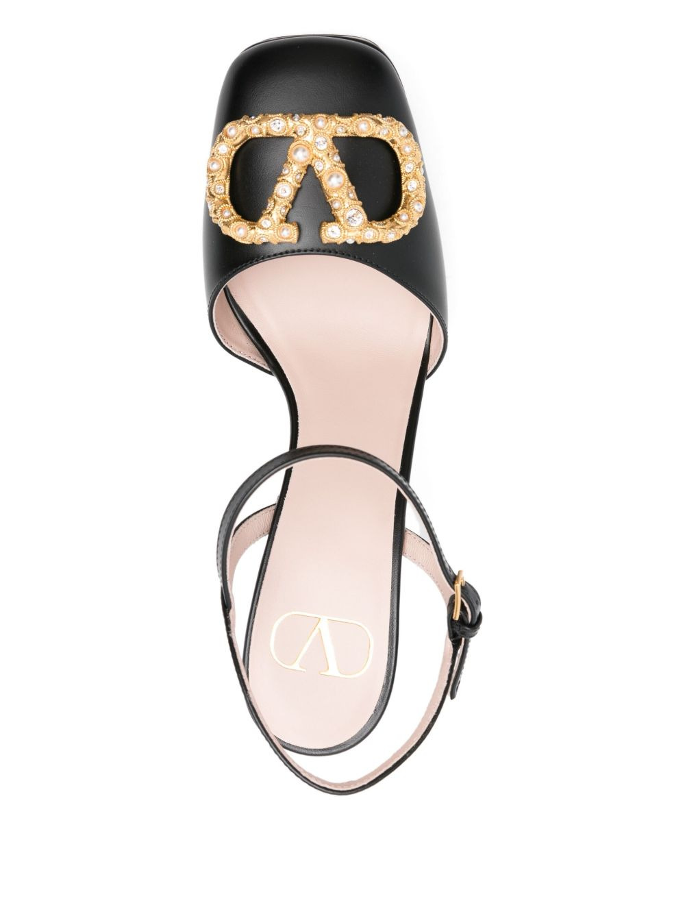 110mm VLogo Signature platform pumps - 4