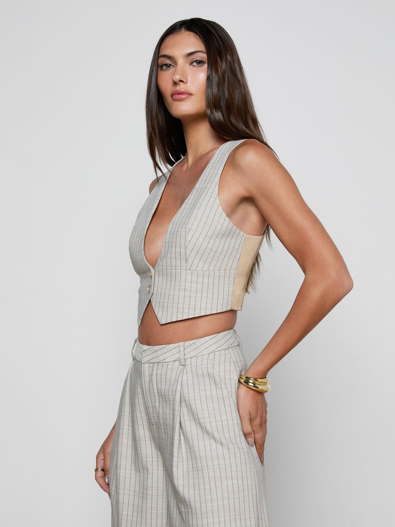 Devony Pinstriped Vest 3