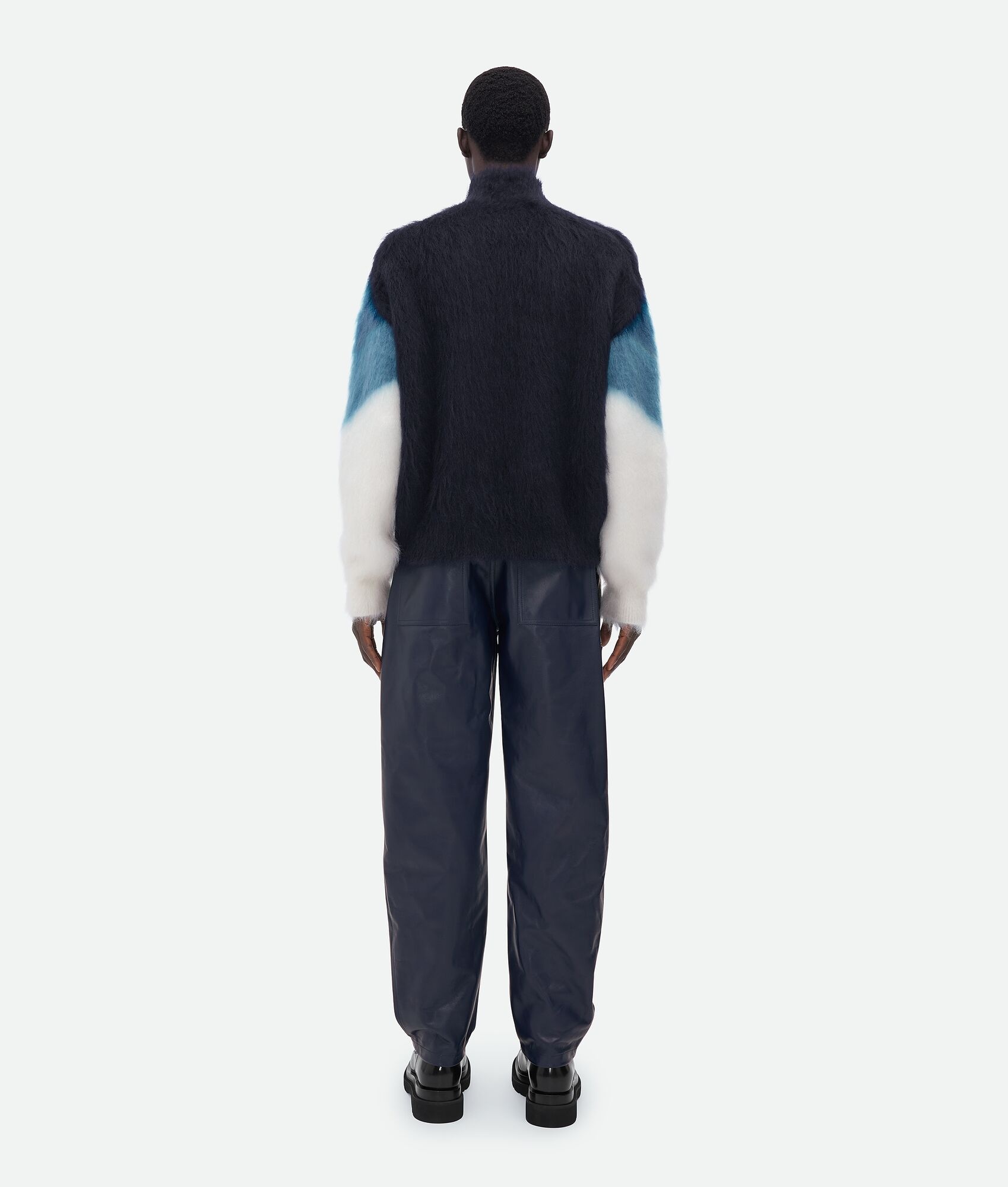 wool mohair chevron jumper - 3