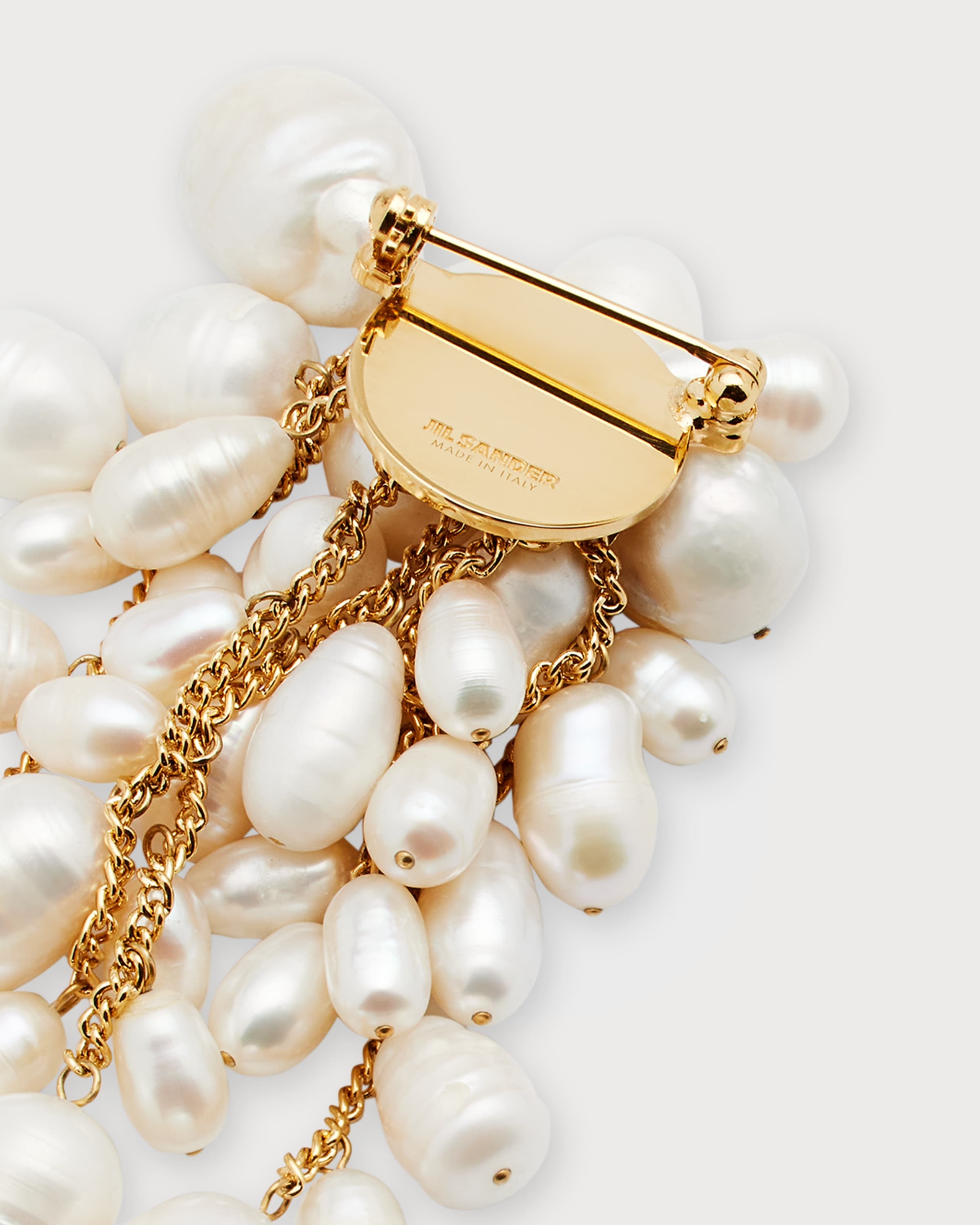 【関税＆送料込み】Jil Sander Pearl Necklace Jil Sander pearl-embellished Necklace | White | FARFETCH