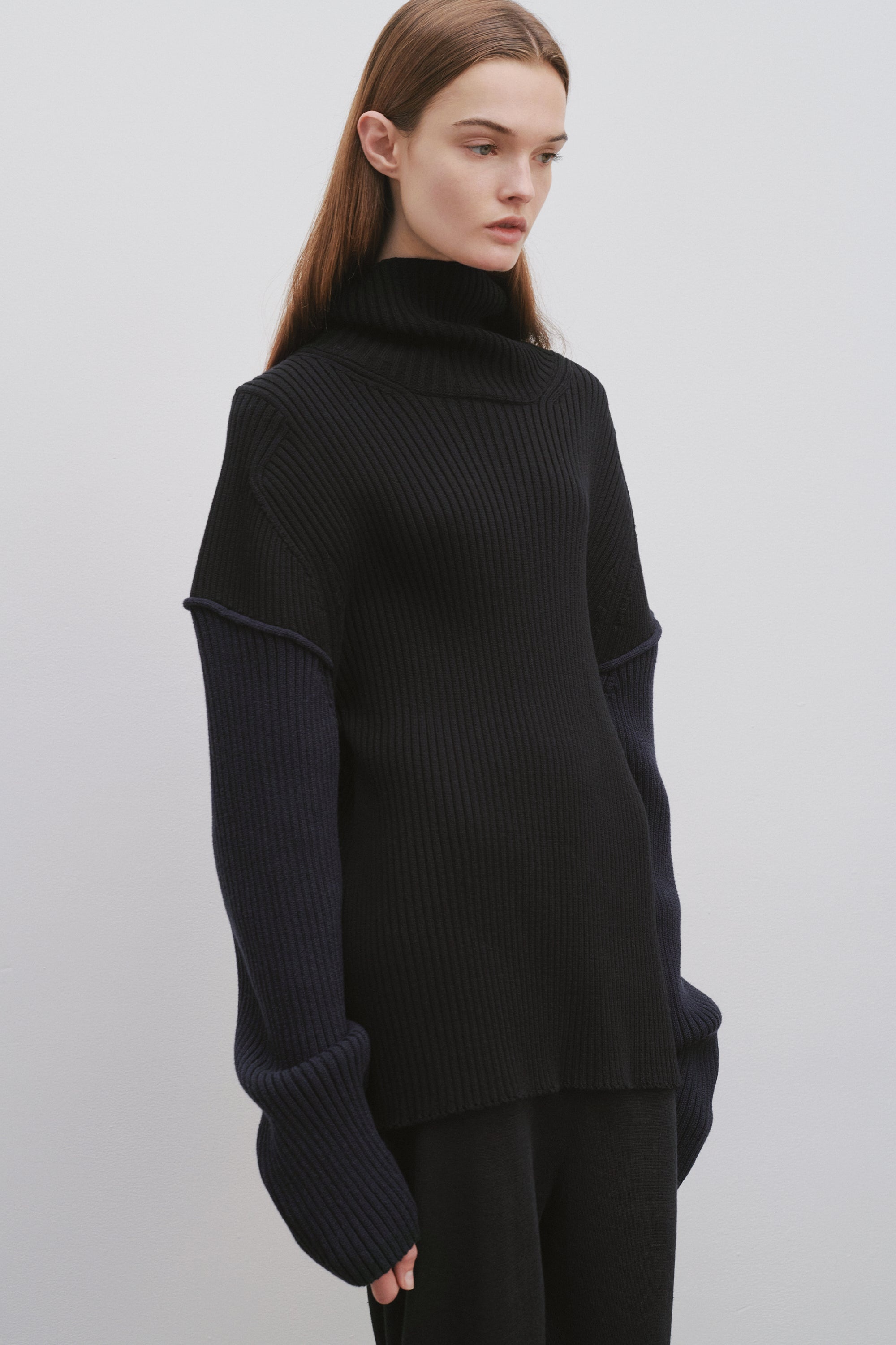 Dua Top in Cotton and Cashmere - 3