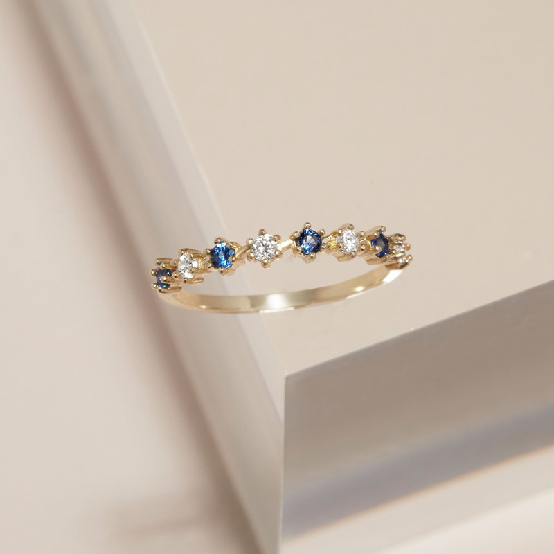 Out Of The Blue Diamond Ring 5
