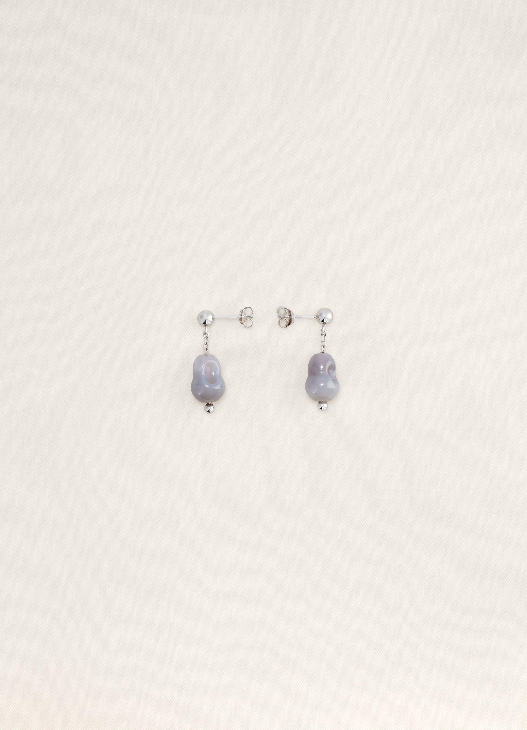 CARVED STONES EARRINGS - 1