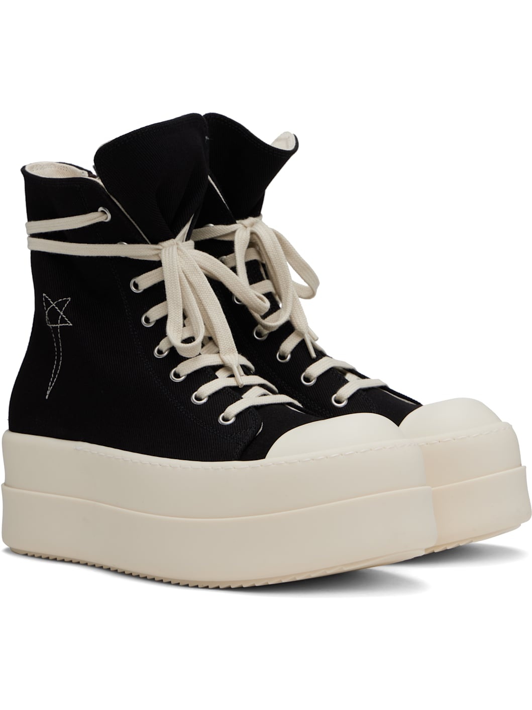 Black Hollywood Double Bumper Sneaks Sneakers - 4