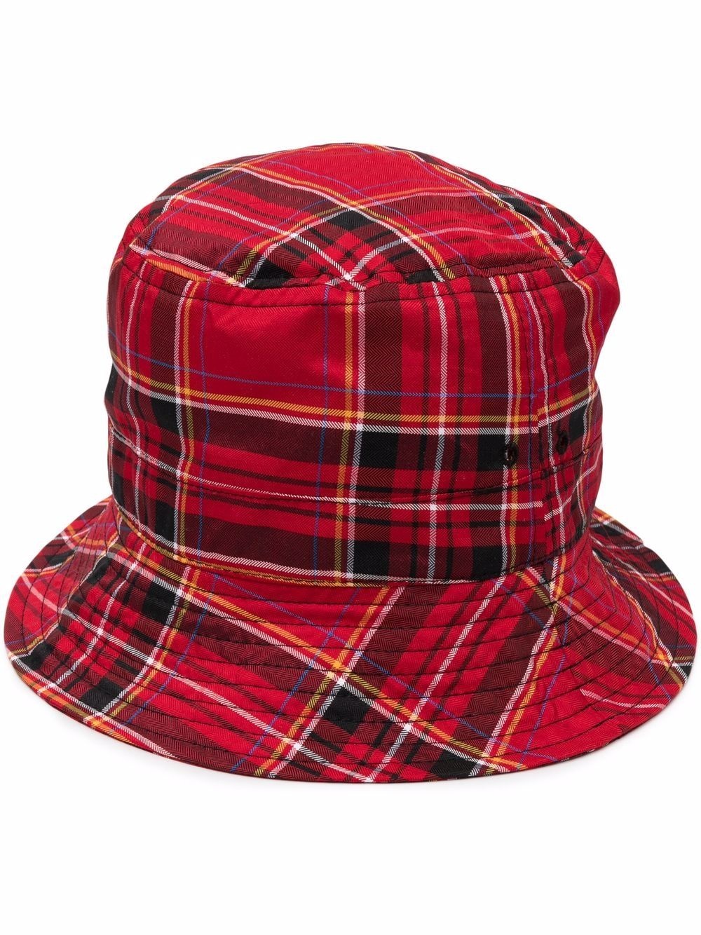 checked bucket hat - 1