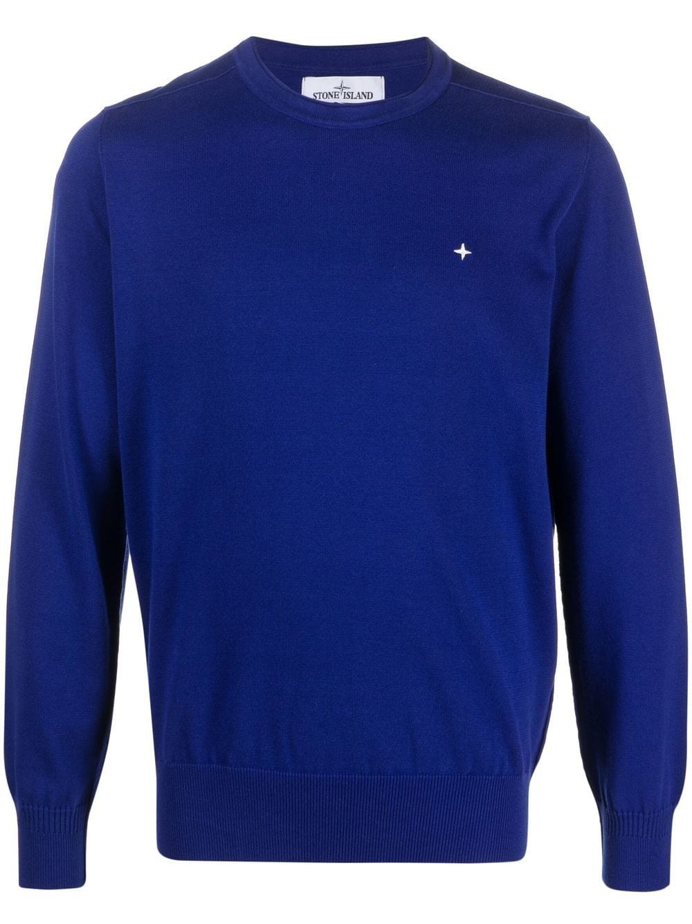 Compass-embroidered jumper - 1