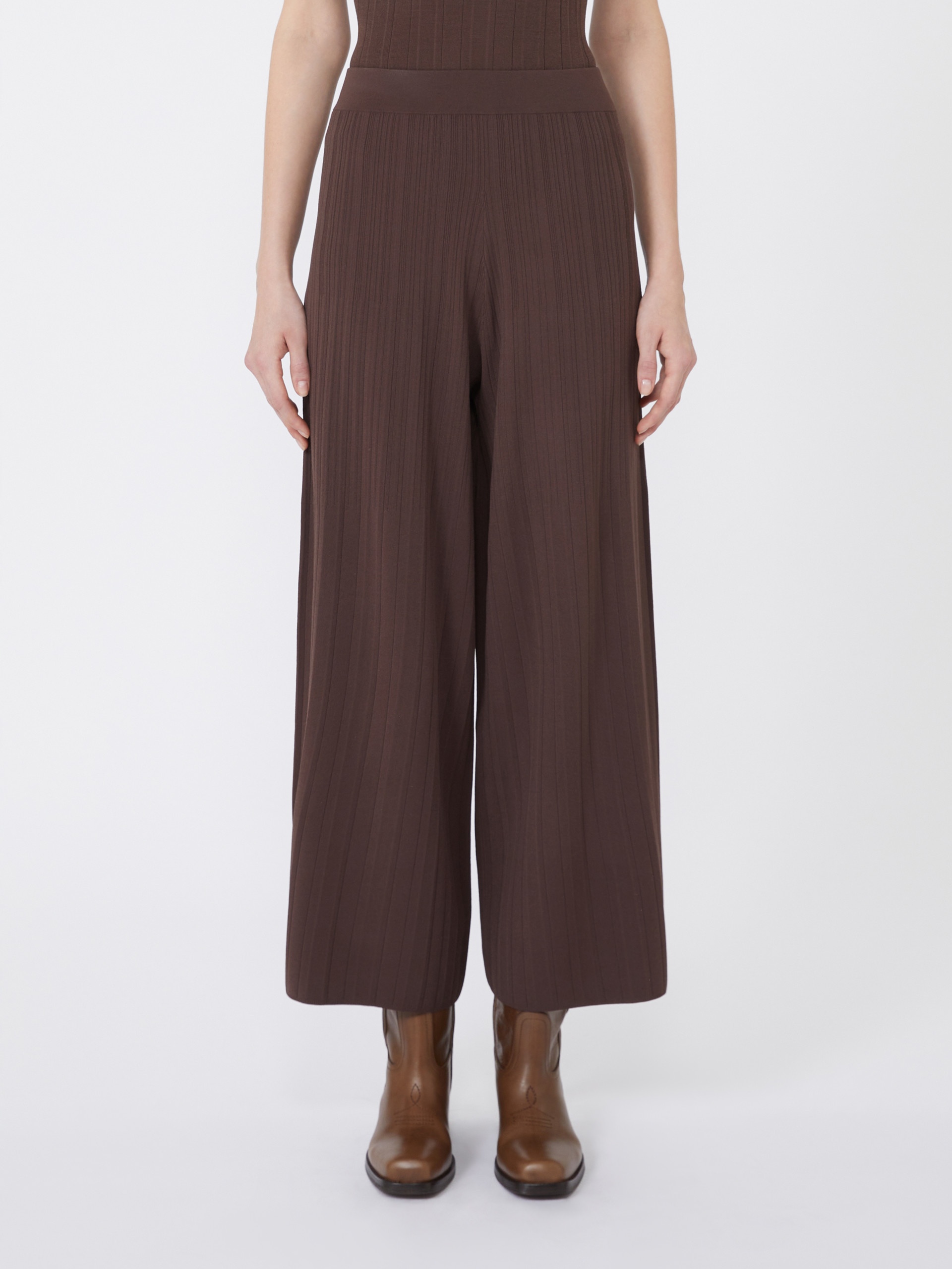 SUPERBO Viscose yarn trousers - 3