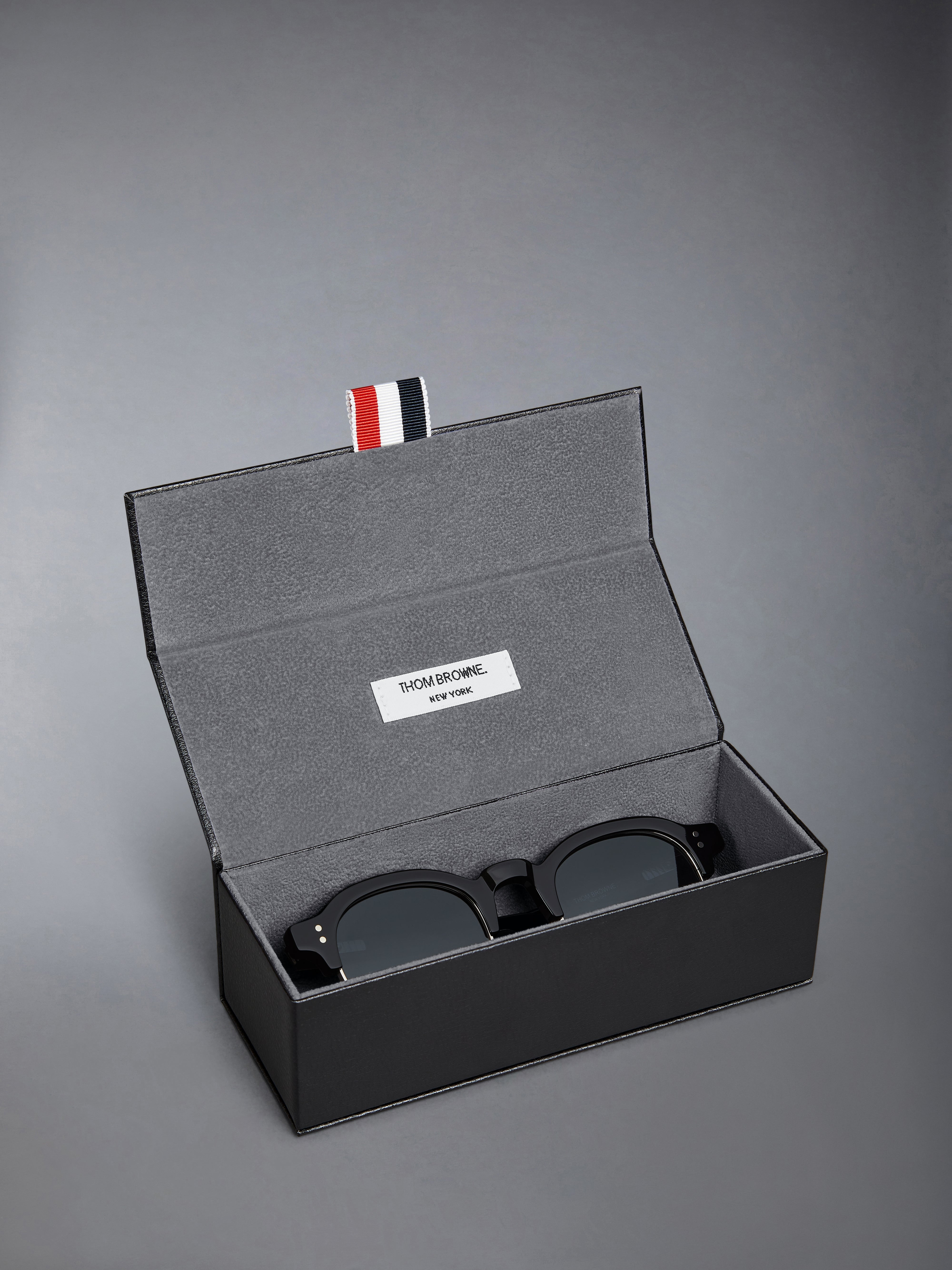 Acetate And Titanium Oval Sunglasses - 8