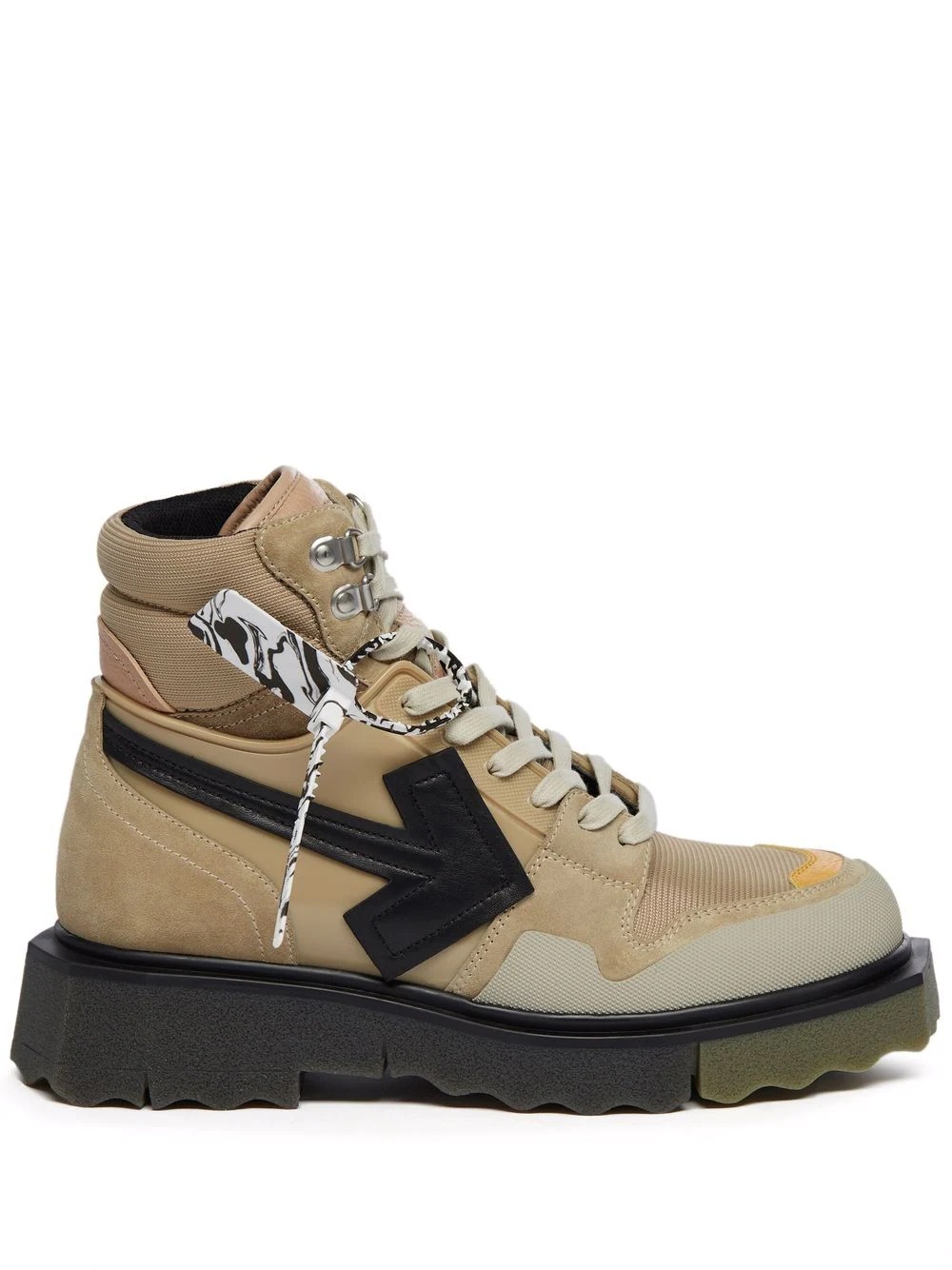 arrow motif hiking sneaker boots - 1