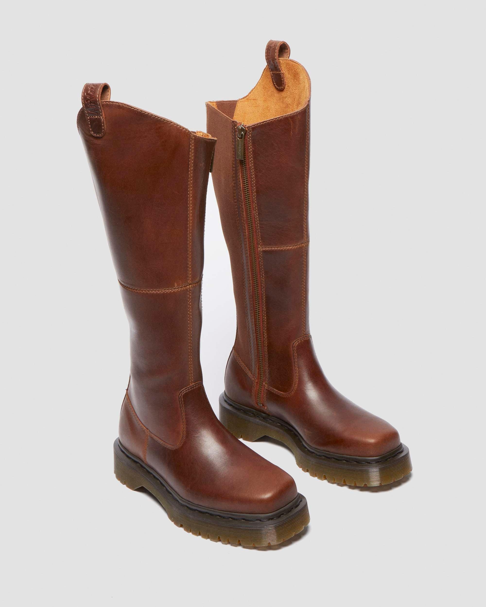 Amaayah Knee High Leather Boots - 8