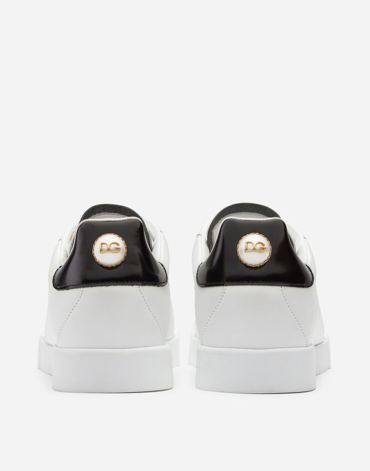 Calfskin nappa Portofino sneakers with lettering - 3