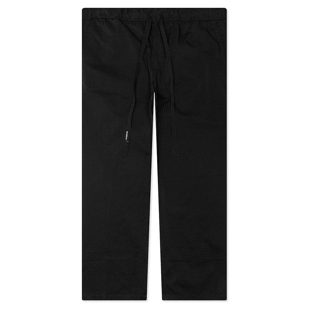 SEER RELAXED TROUSERS - BLACK - 1
