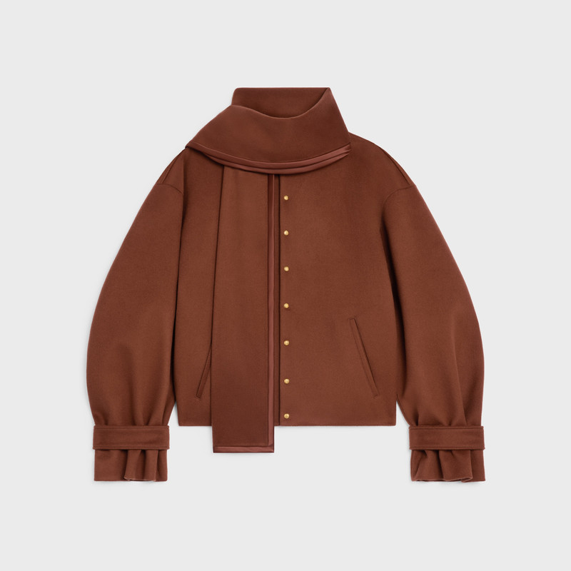 scarf jacket IN WOOL CLOTH 1