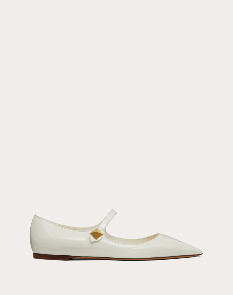 VALENTINO GARAVANI TIPTOE PATENT LEATHER BALLET FLATS 1