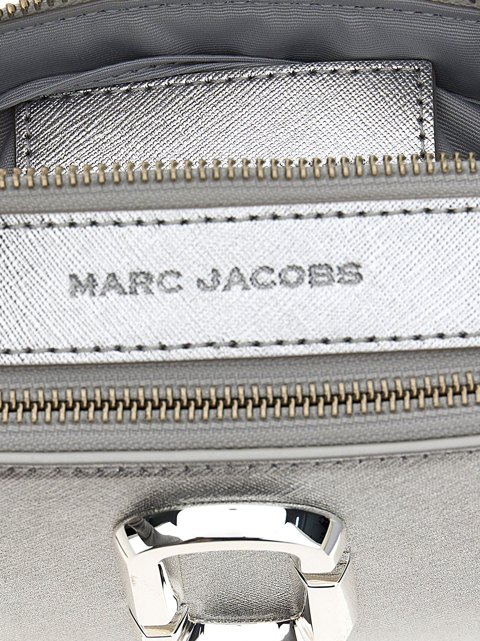 The Metallic Snapshot Crossbody Bags Silver - 4
