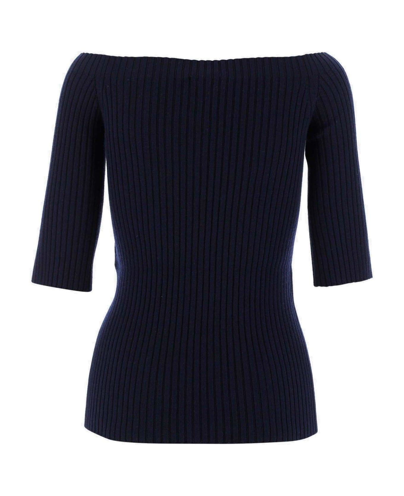 Ribbed Knit Top - 2