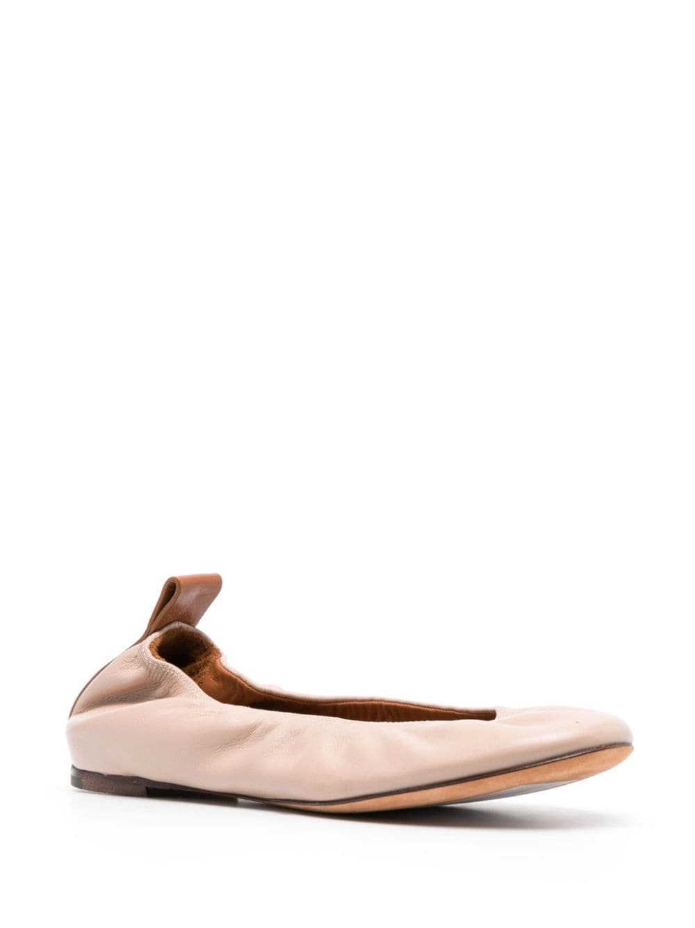 leather ballerina shoes - 2