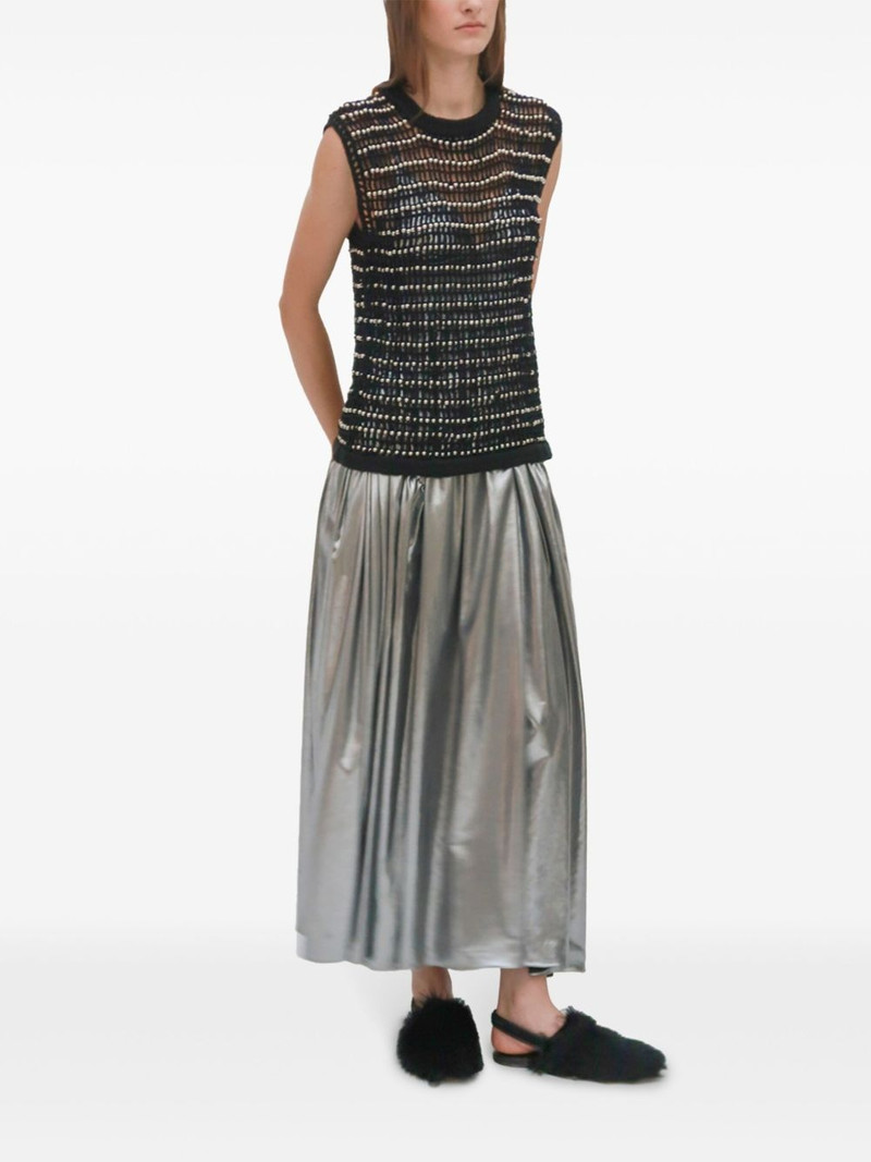 ROSETTA GETTY beaded crochet vest outlook