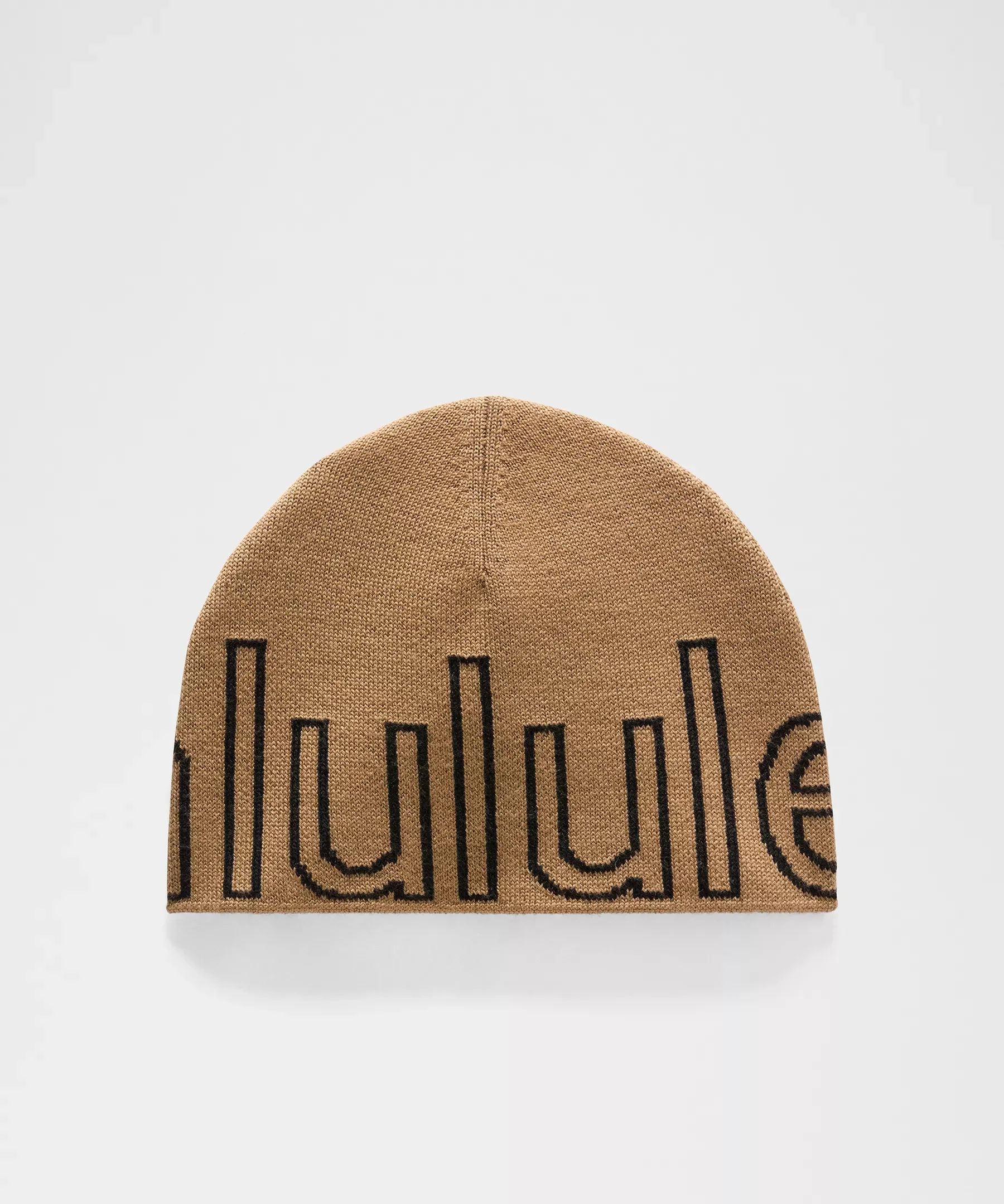 Wordmark Merino Wool Skull Beanie - 1