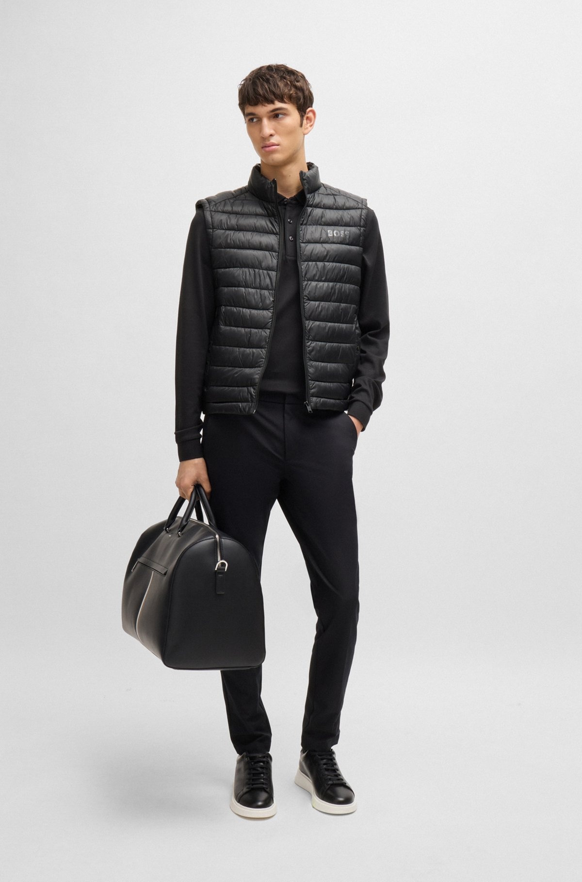 PACKABLE GILET WITH TONAL LOGO - 3