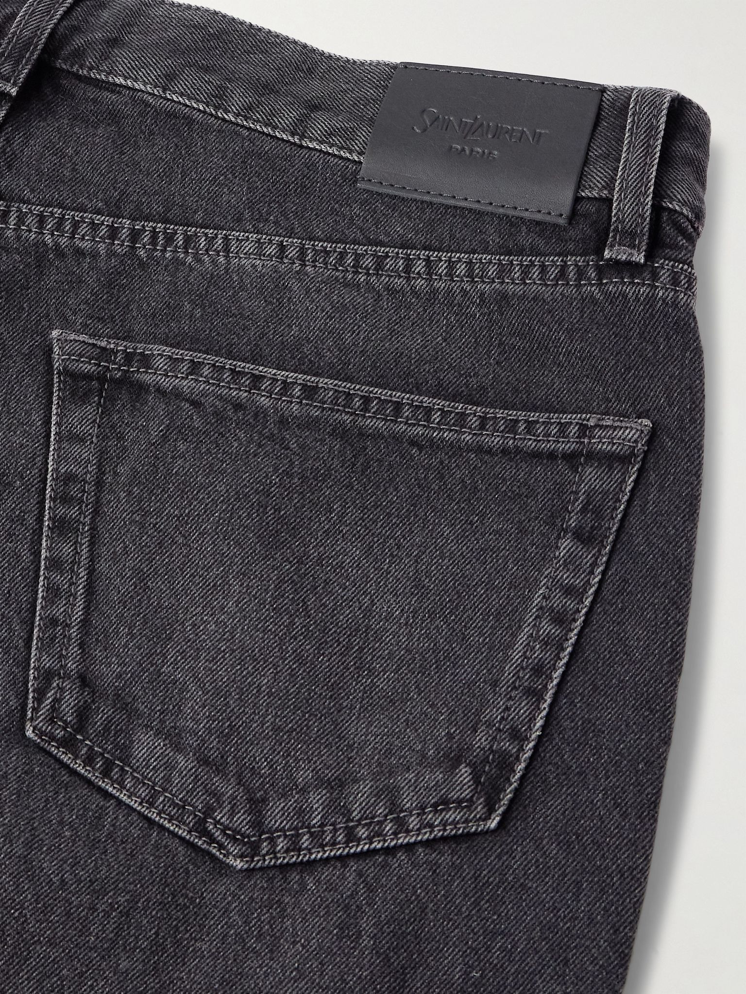 Straight-Leg Jeans Black - 5