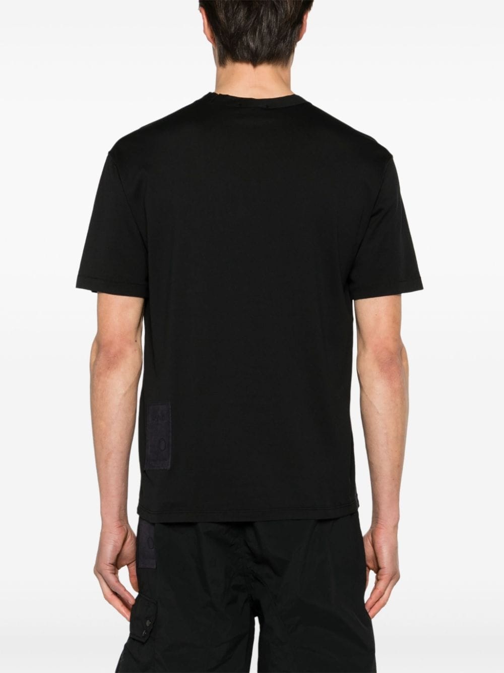 logo-patch cotton T-shirt - 4