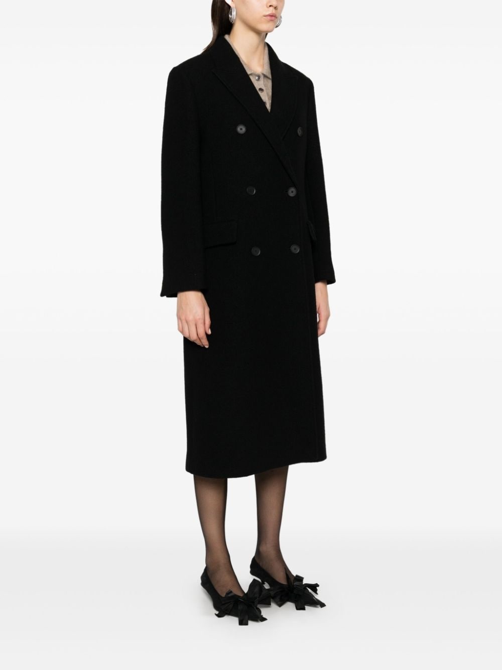 bouclé coat - 3