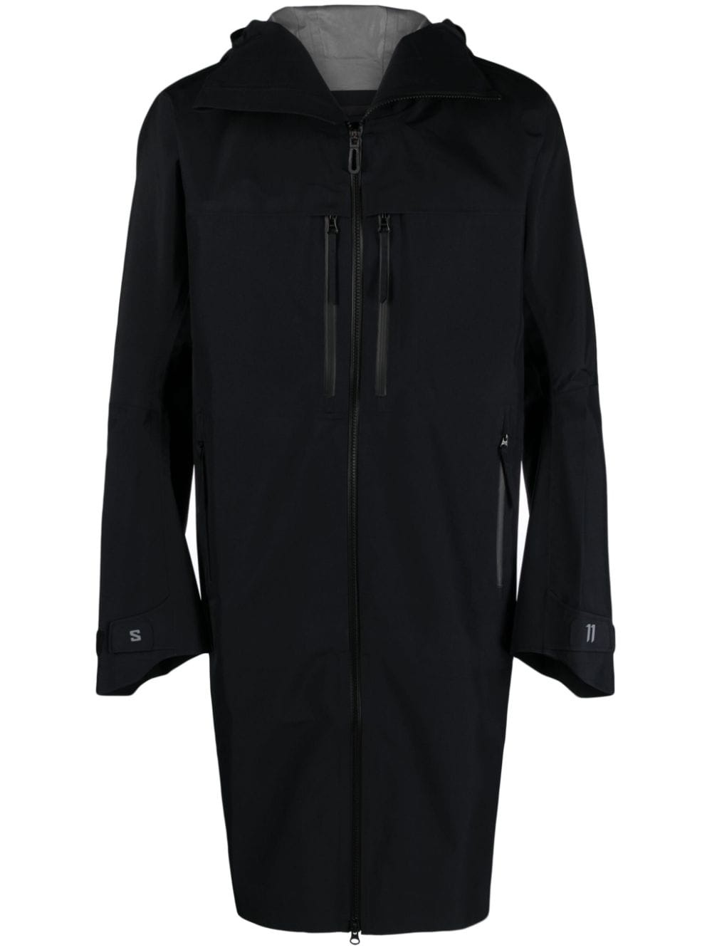 x Boris Bidjan Saberi 11s Gore-Tex long raincoat - 1